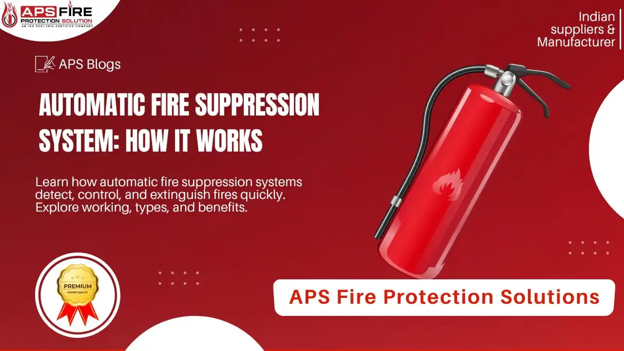 Automatic Fire Suppression System: How It Works