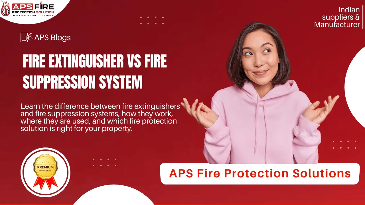 Fire Extinguisher vs Fire Suppression System