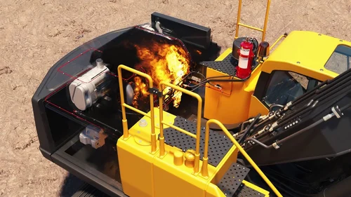 Electric Vehicle Fire Suppression System