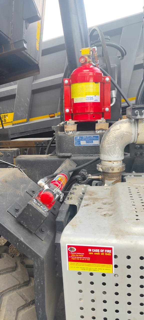 Fire Suppression System for Delivery Trucks