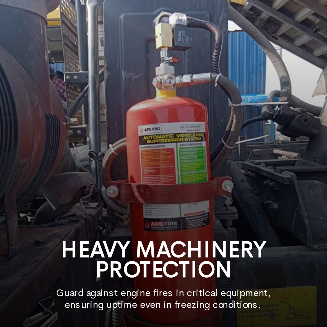 HEMM Automatic Fire Suppression System